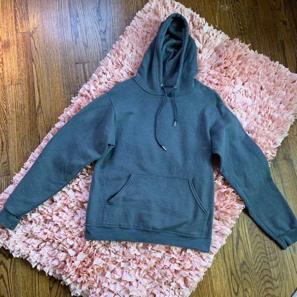 Unisex Fruit of the Loom grey basic hoodie